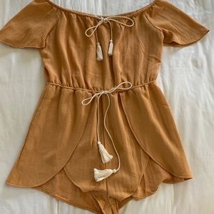 Sabo Skirt Mustard Playsuit